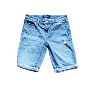 GAP! Women's Distressed Bermuda Jean Shorts